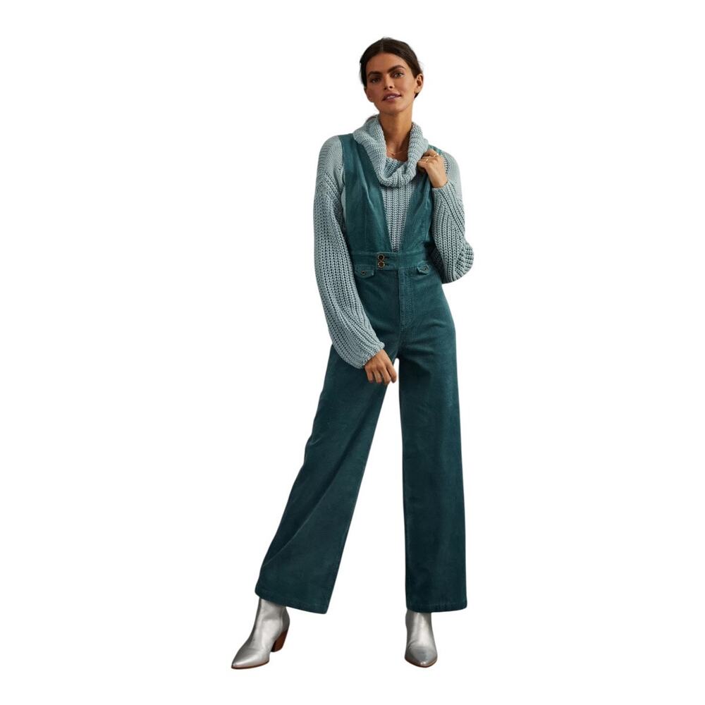 Pilcro Deep-V Corduroy Jumpsuit Women 25